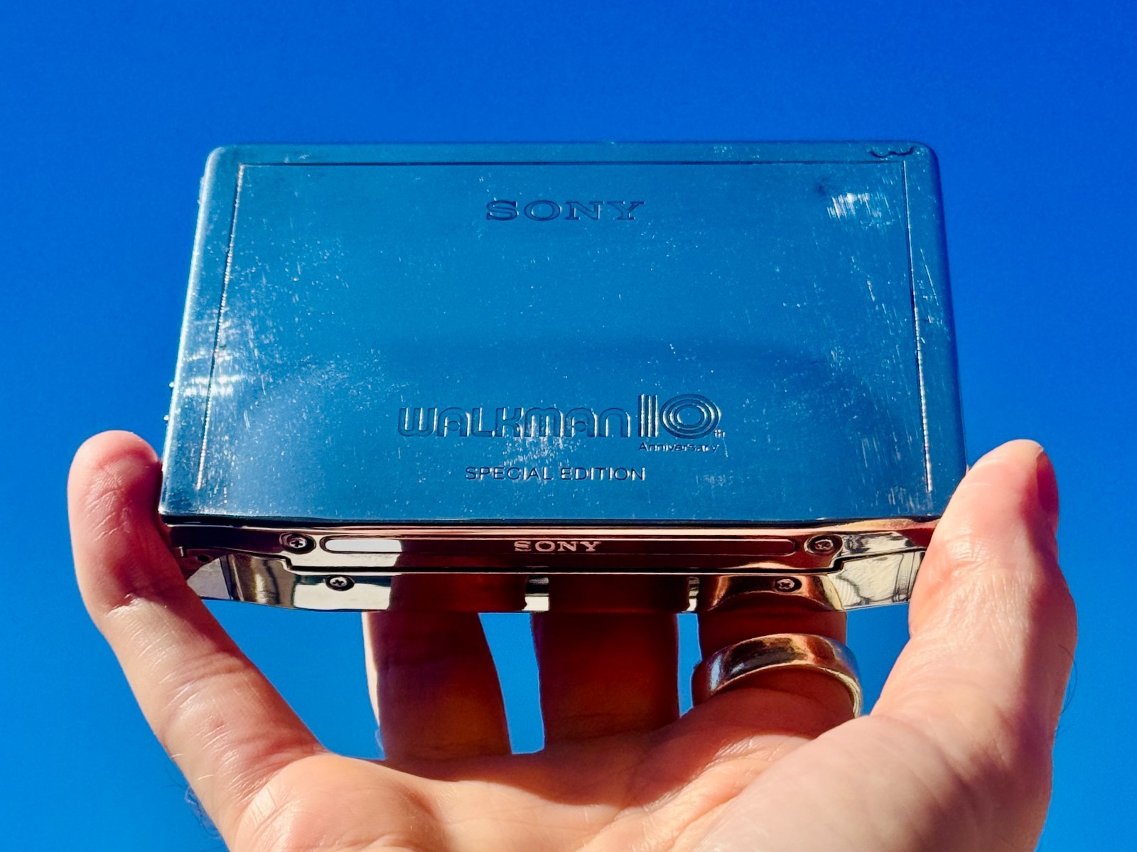 G 】9698 SONY WM-701S 10th Anniversary ポータブルカセット