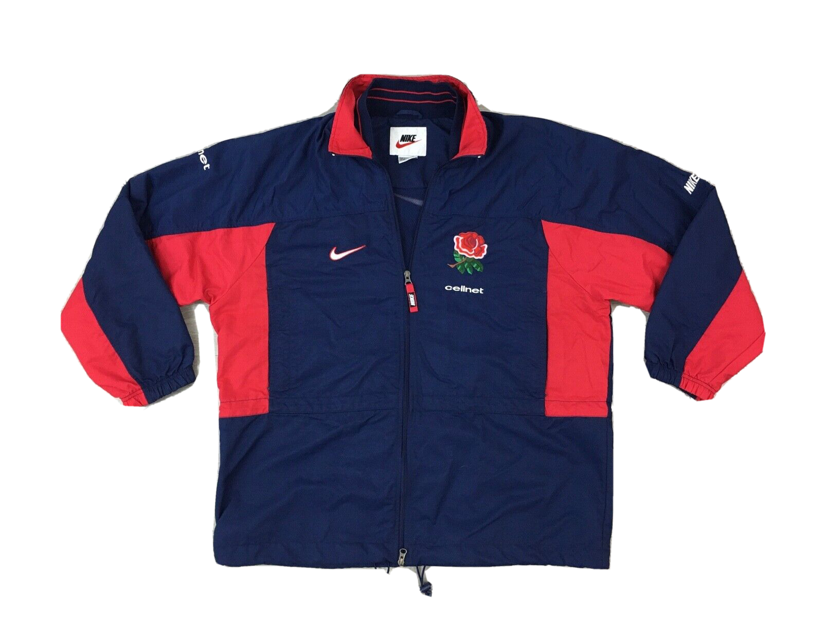 ウェア 90-00s NIKE TEAM England Rugby Jersey XL Rare Vintage 90s Nike England Rugby Union Training Bench