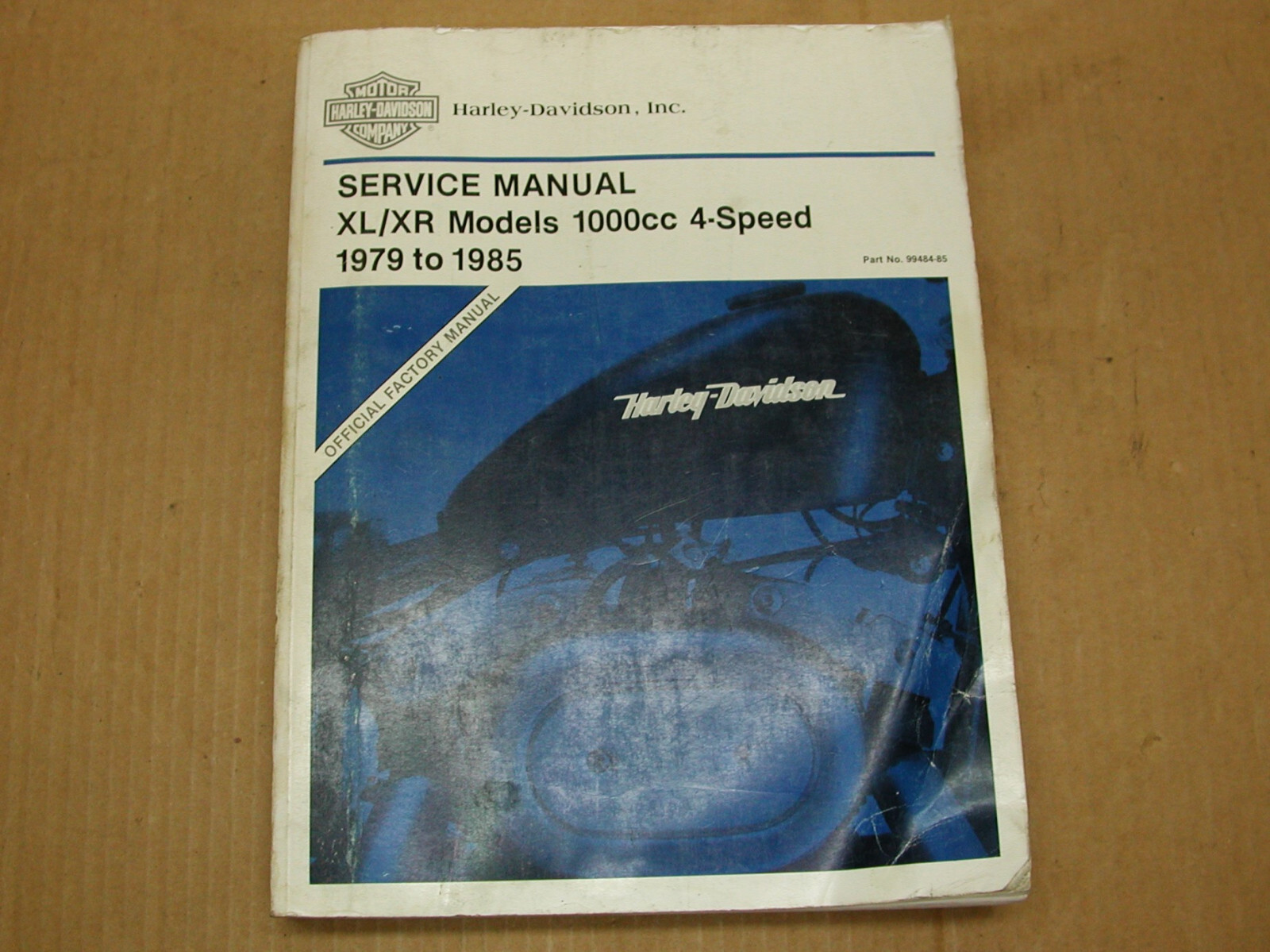 ハーレー 純正 マニュアル XL/XR 1979-1985 Harley Davidson - ハーレーダビッドソン「1985年版総合カタログ