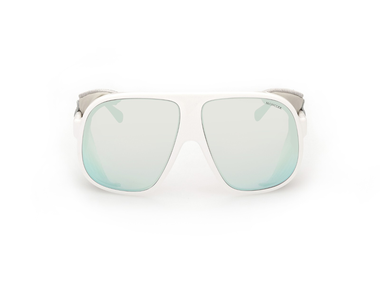 Moncler Diffractor ML 0206 24C White Mirror Oversized