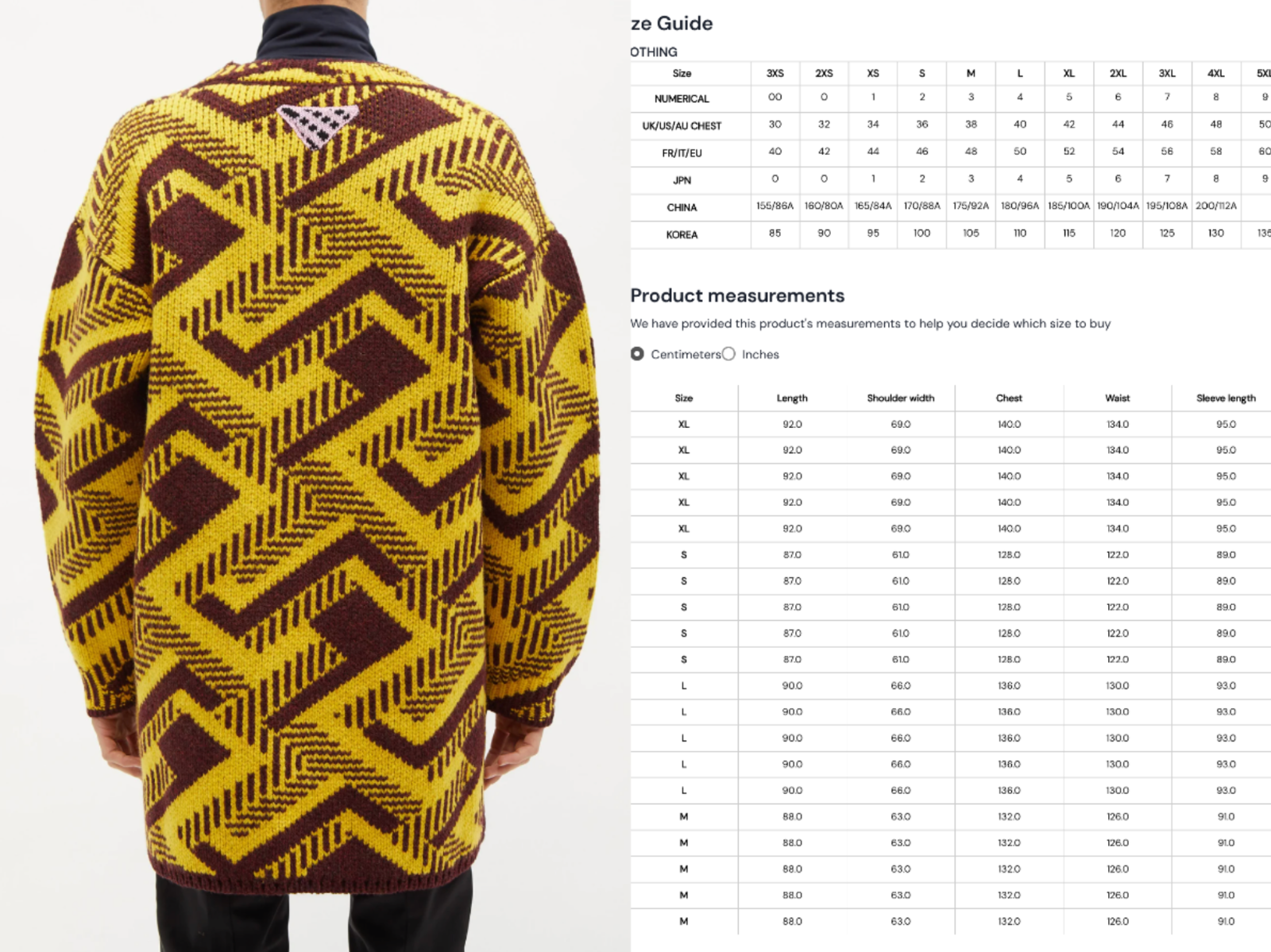 Pre-owned Prada Pullover Oversized Geometric V-neck Knitted Jumper Shetland Jumper S In Multicoloured