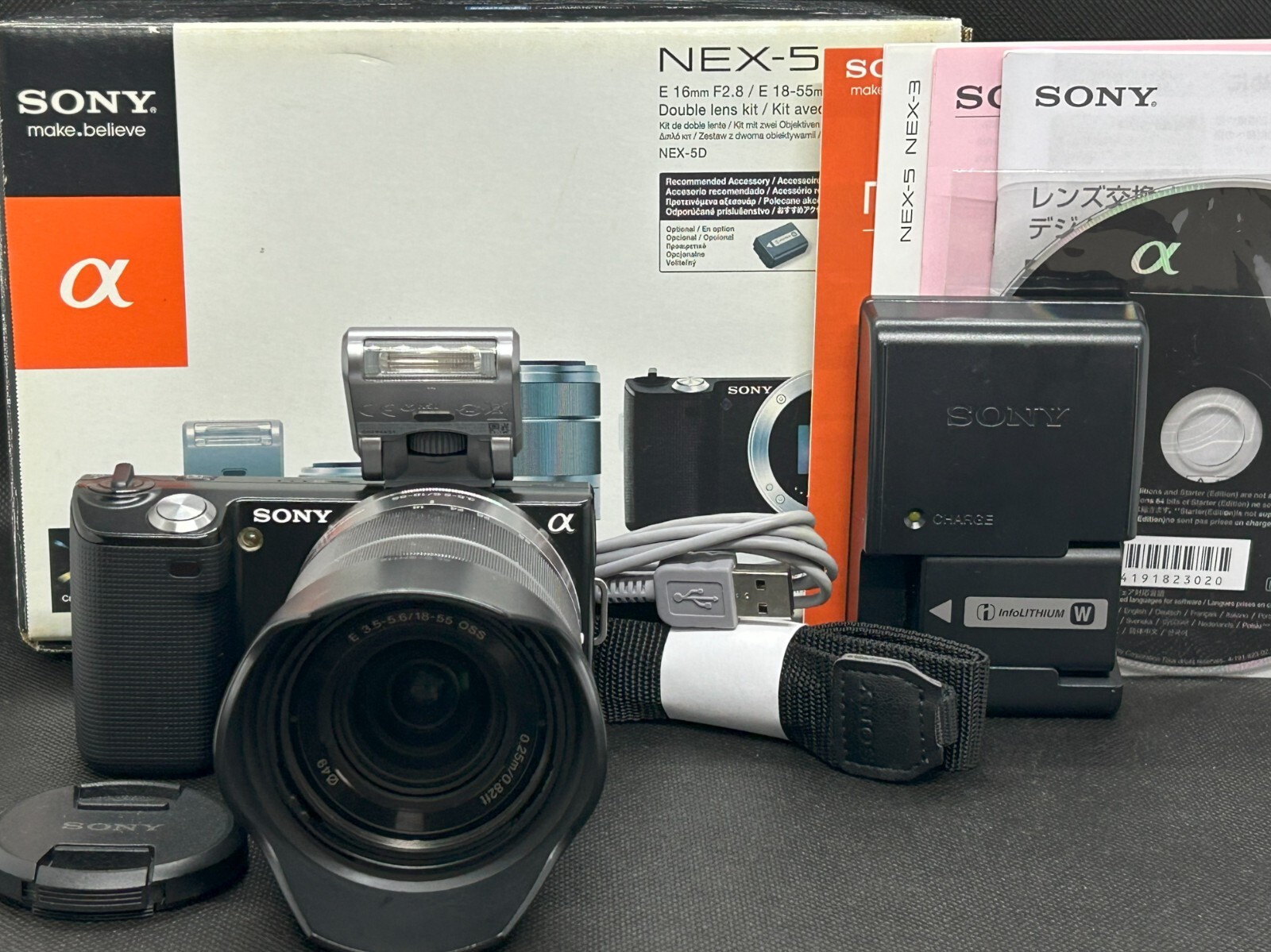 SONY Alpha a NEX-5 Mirrorless Digital Camera 18-55mm