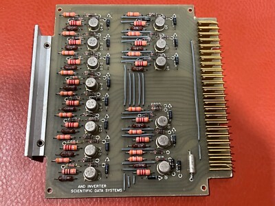 Vintage 1960's Mainframe Computer Module Cards SDS Scientific Data Systems