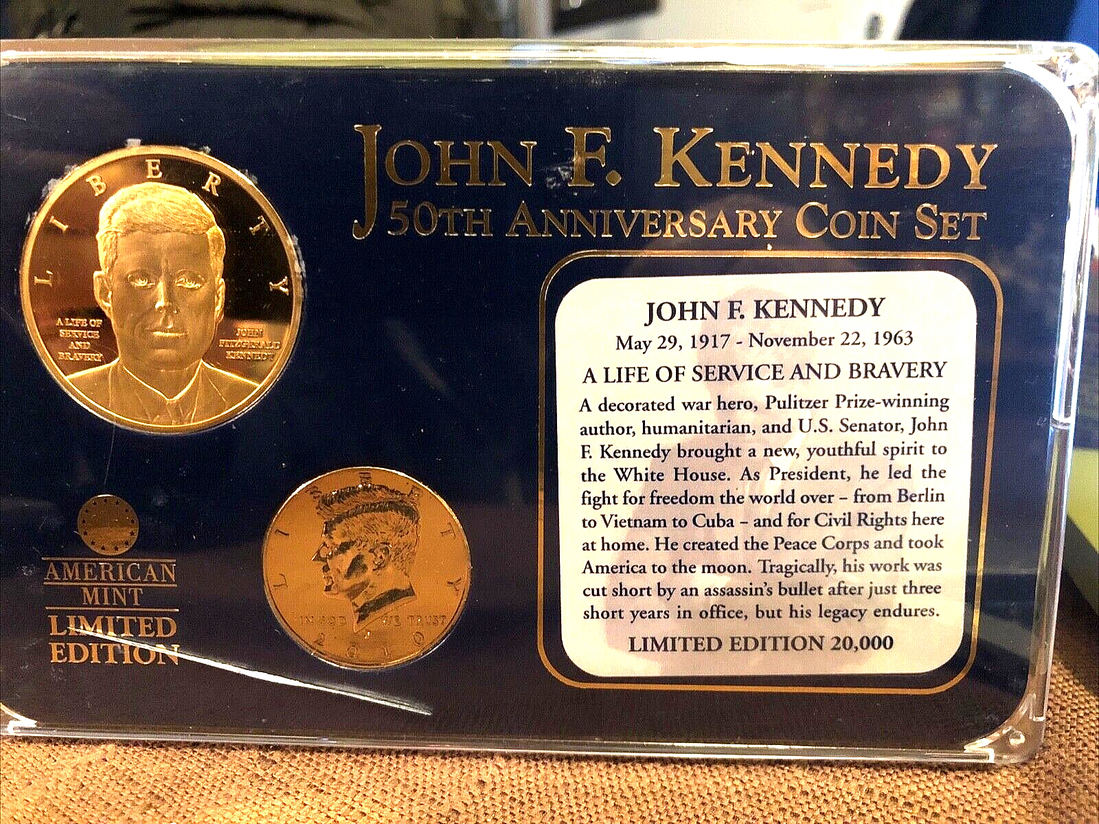 50枚限定！ジョン・F・ケネディ John F Kennedy 1/50 50枚限定！ジョン・F・ケネディ John F Kennedy 1/50 JFK 50th