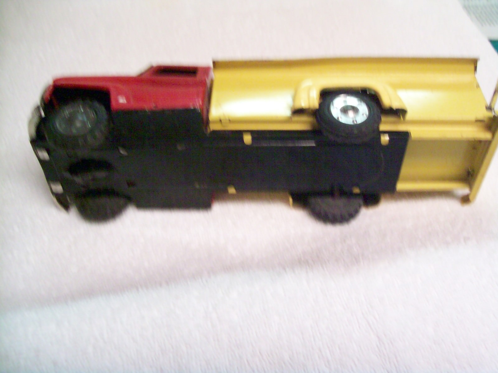 vintage Ford Pickup Truck Friction Powered Tin Toy  Japan Cragstan