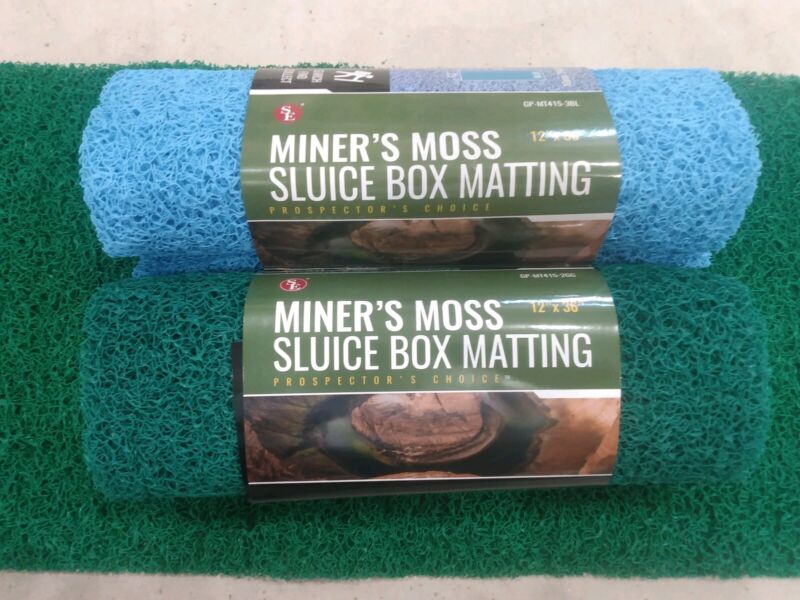 Gold Paydirt Miners Moss 12" x 36" GREEN QTY 1