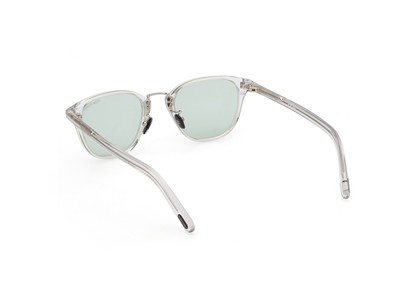 Pre-owned Tom Ford Ft1049 D 26n Plastic Crystal Green 50 Mm Men's Sunglasses