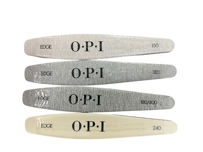 Opi Edge File 150/180/240/400 - Pack Of 4 With Seal