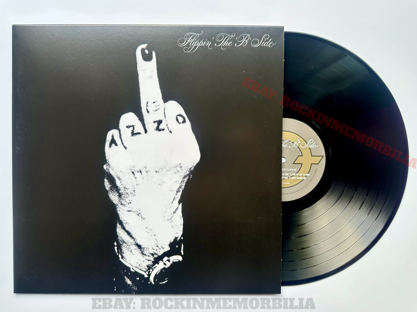 k*k様 Ozzy Osbourne usa製　ロンT Lサイズ　ブラック Ozzy Osbourne Flippin The B Side Vinyl LP 2025 Limited RARE