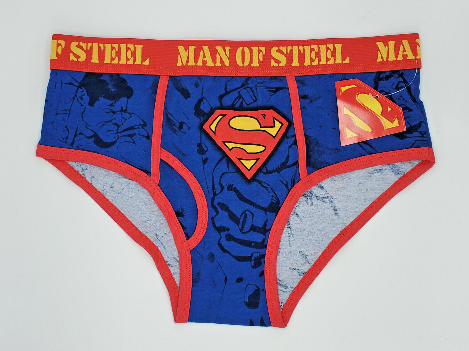 2000's SUPERMAN DC SUPERHERO Mens Comic Book Art Briefs L Vintage Underwear  | eBay