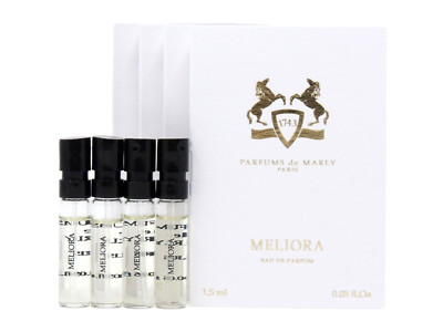 PDM PARFUMS DE MARLY MELIORA EDP 1.5ml .05fl oz x 4 PERFUME SPRAY SAMPLES