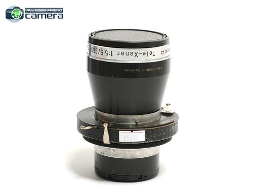 Schneider Tele-Xenar 360mm F/5.5 Linhof 4x5 5x7 Lens w/Compound Shutter  *READ*