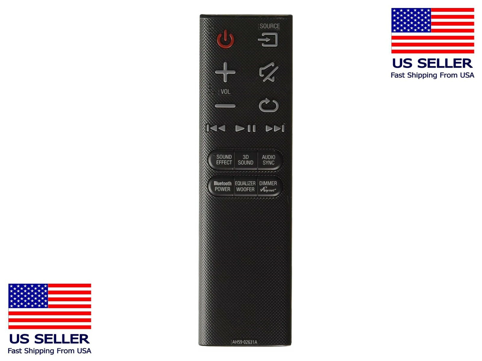 NEW AH59-02631J Replace Remote for Samsung Soundbar HW-H430 HW-H450 HW-HM45C