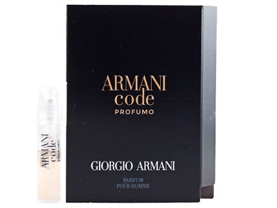 GIORGIO ARMANI ARMANI CODE PROFUMO 1.2ml .04fl oz x 1 COLOGNE SPRAY SAMPLE