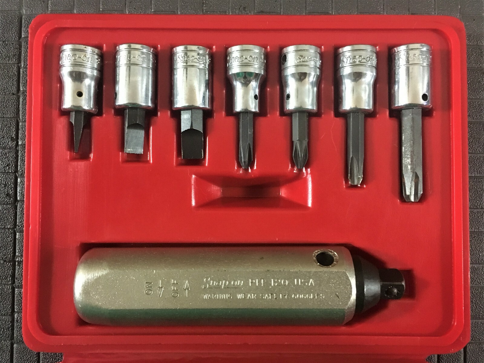 Snap On 208epit 8piece 3/8" Drive Impact Driver Set Usa