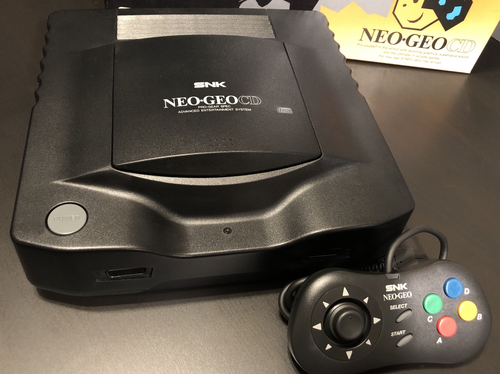NEO GEO CD Console CD-T01 with Games Tested System SNK -NTSC NEO GEO CD Console CD-T01 with Games Tested System SNK -NTSC