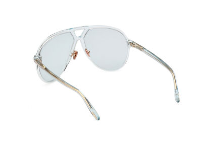 Pre-owned Tom Ford Sunglasses Ft1061 Bertrand 84v Light Blue Blue Man