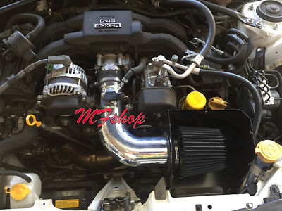 Black For 2013-2018 Subaru BR-Z 2.0L H4 Heat Shield Cold Air Intake + Filter