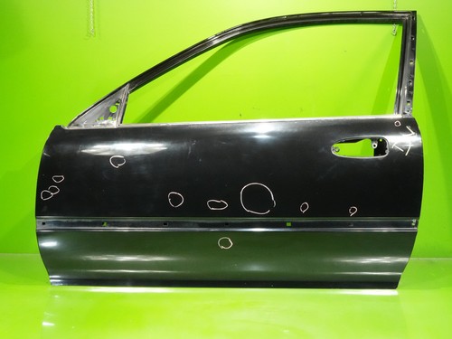 92-95 Civic OEM coupe hatch driver left bare door shell assembly black