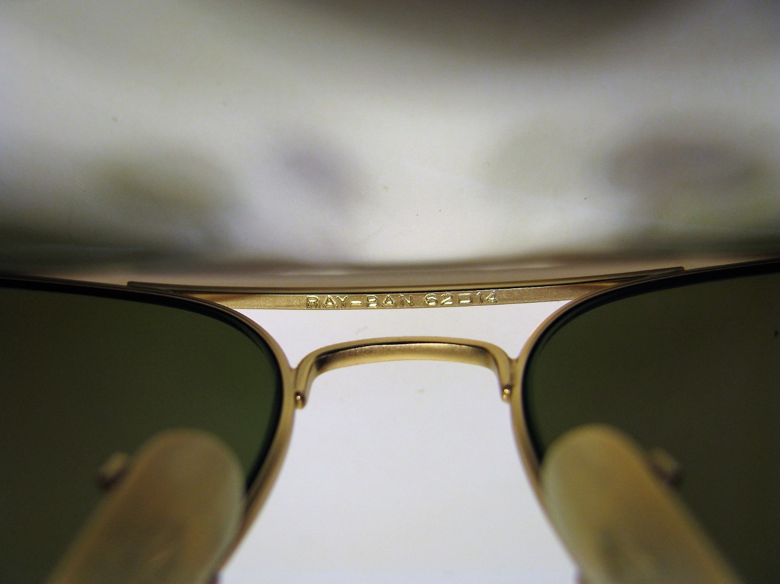 VINTAGE RB RAY BAN 3026 AVIATOR LARGE BLUE MIRROR SUNGLASSES