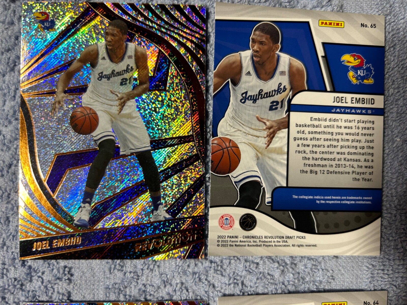2022-23 Panini RECON JOEL EMBIID 5シリ　ラスト Joel Embiid 2023-24 Panini Recon - Vector Holo #5
