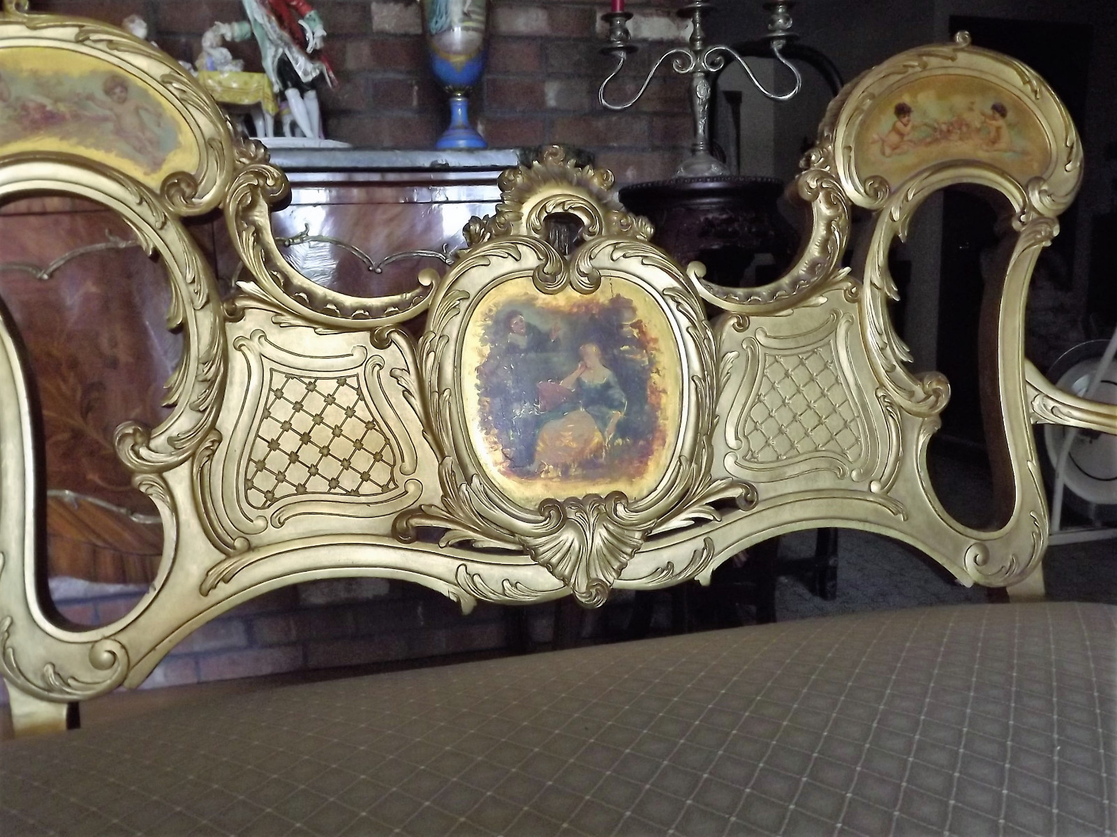 VERY RARE VERNE MARTIN BUTTERFLY SETTEE 19c.