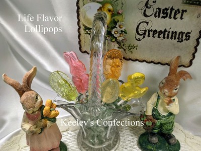 Life Flavor Lollipops Clear Toy Candy Easter lollipops - 10 Count