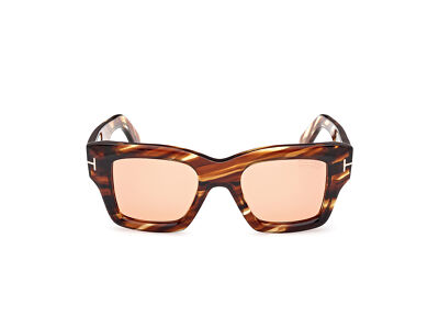 Pre-owned Tom Ford Sunglasses Ft1154 Ilias 55e Havana Brown Man