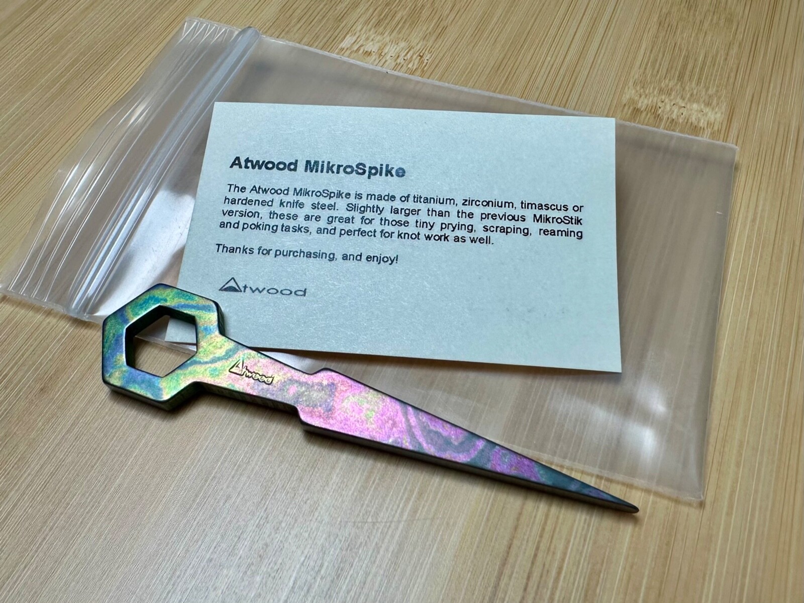 小物 Peter Atwood Timascus Hangman Planet Pocket Tool
