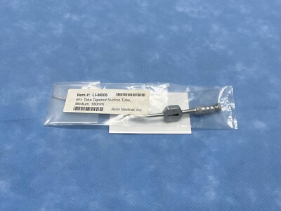 Axon Medical LI-M006 Taka Tapered Suction Tube, 6 Fr., Obturator, New