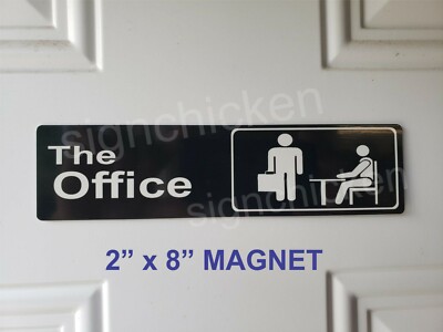 THE OFFICE -  SIGN, MAGNET,  DUNDER MIFLAN , TV SHOW, REFRIGERATOR MAGNET