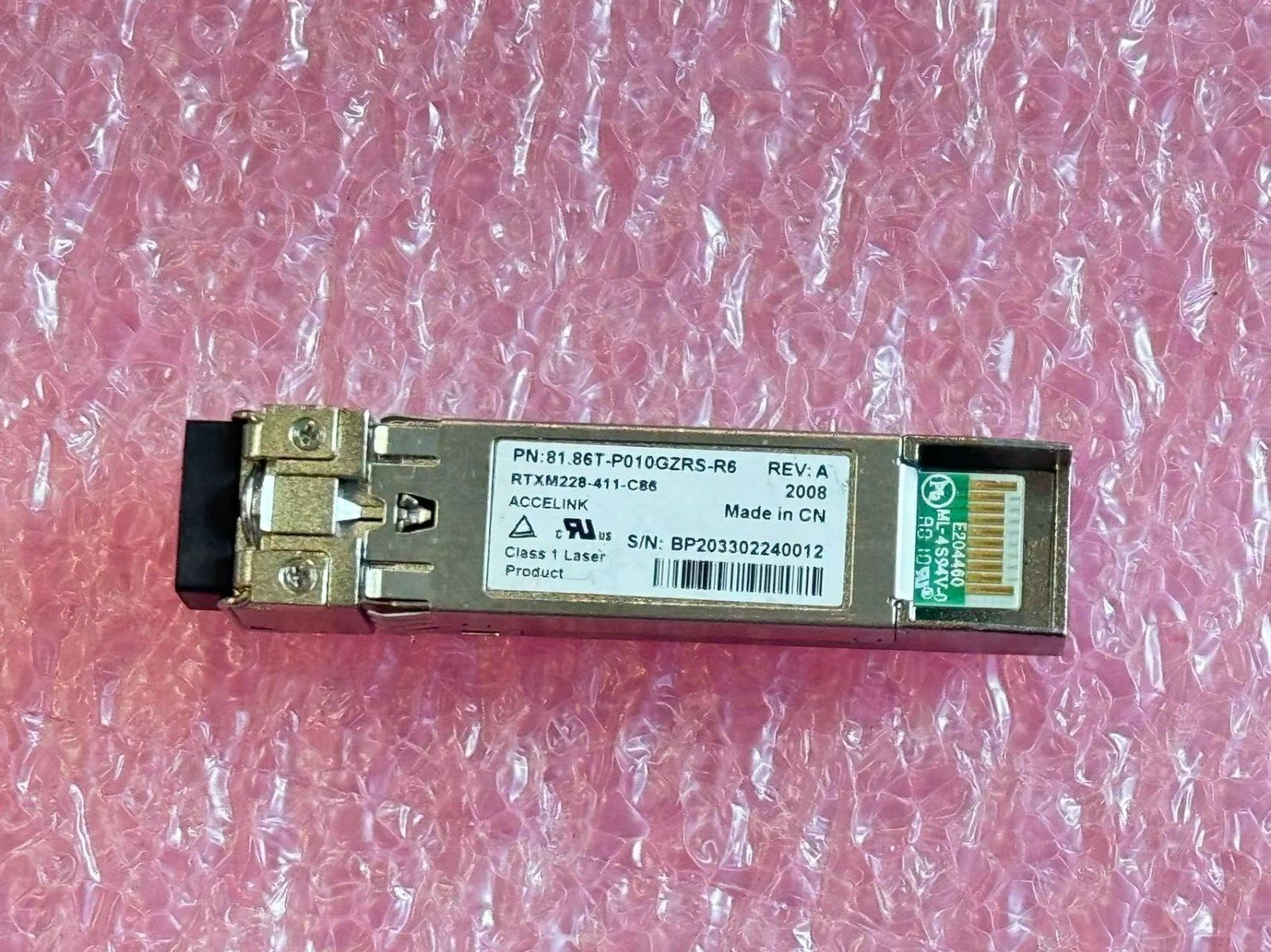 Tellabs Coriant 81.86T-P010GZRS-R6 10GB SFP+ ZR 1550nm 80km Tellabs Coriant 81.86T-P010GZRS-R6 10GB SFP+ ZR 1550nm 80km
