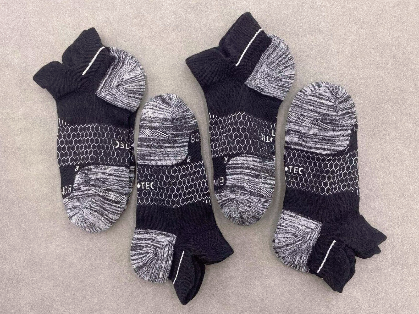 S Size M Black Bombas 4 Pairs