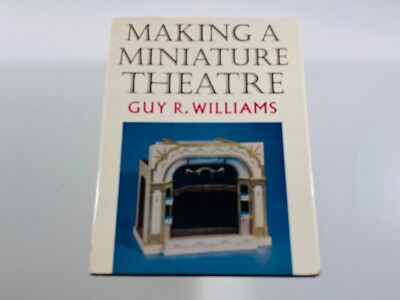 Free Shipping -- MODEL BUILDING Miniature Theatre Plans Steps Materials