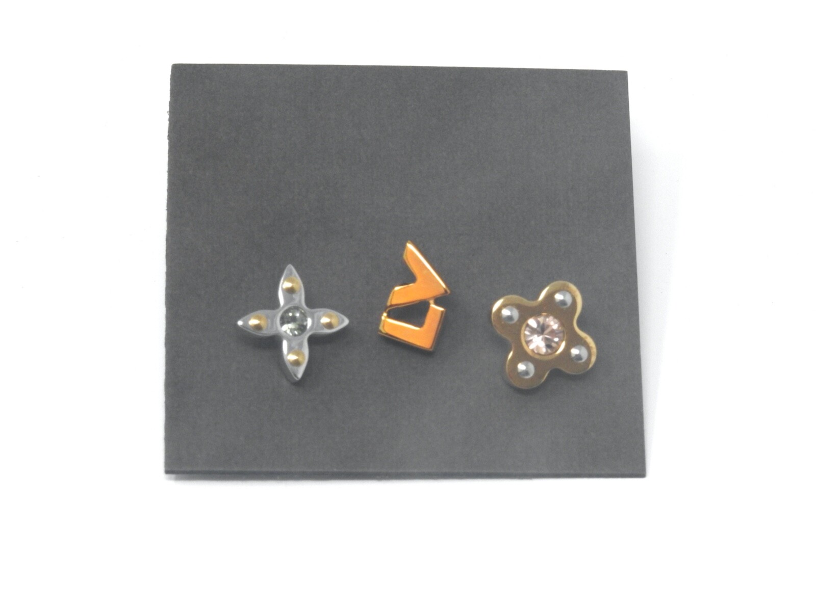 RARE LOUIS VUITTON LOVE LETTERS EARRINGS 3PC NEW IN BOX | eBay