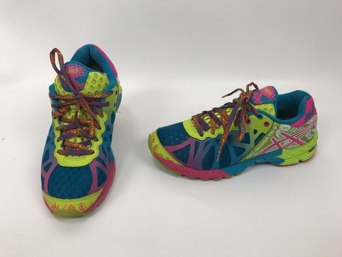 Asics Gel Noosa Tri 9 Women's Size 6 Yellow Pink Bklue