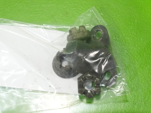 88-91 Civic CRX Si OEM front knuckle spindle hub castle mount nuts + cover SET
