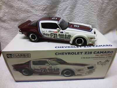 CAMARO Z28 1981 BATHURST DICKSON & STEVENS OPENING PARTS 400 MADE 1:18 SCALE