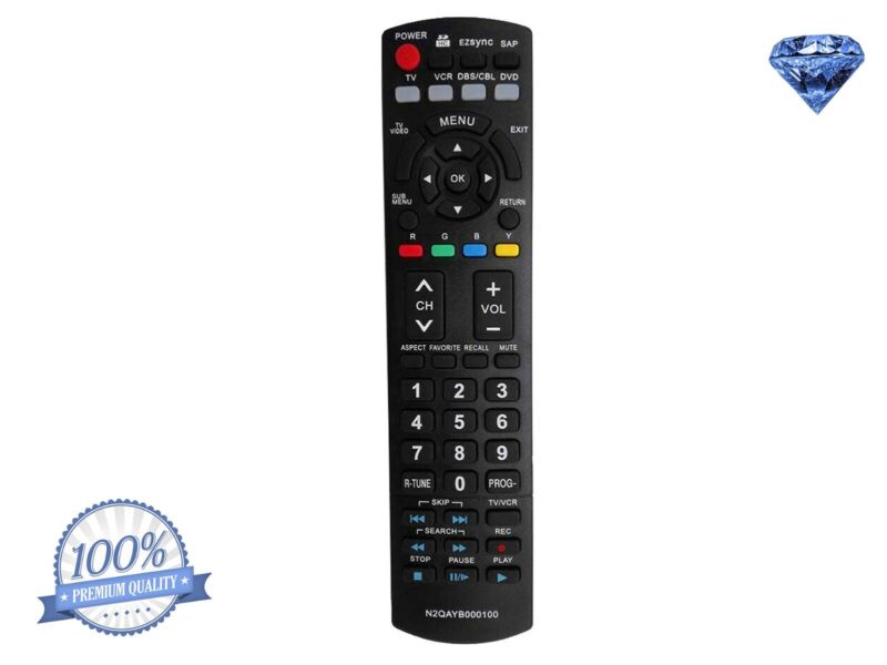 New Replace Remote N2qayb000100 For Panasonic Tv Sub N2qayb000102 N2qayb000103