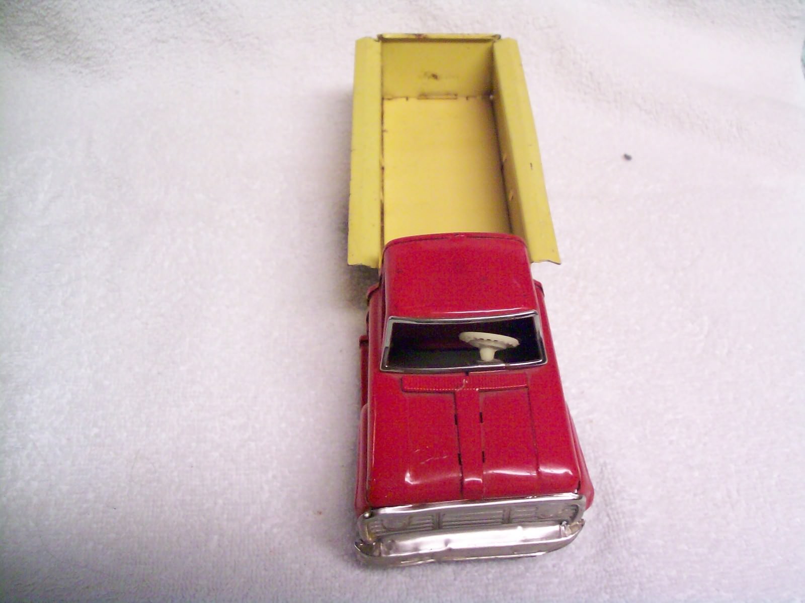 vintage Ford Pickup Truck Friction Powered Tin Toy  Japan Cragstan