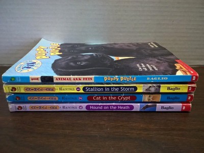 Animal Ark Hauntings 1 2 6 and Animal Ark Pets 1 Paperback Chapter Book Lot