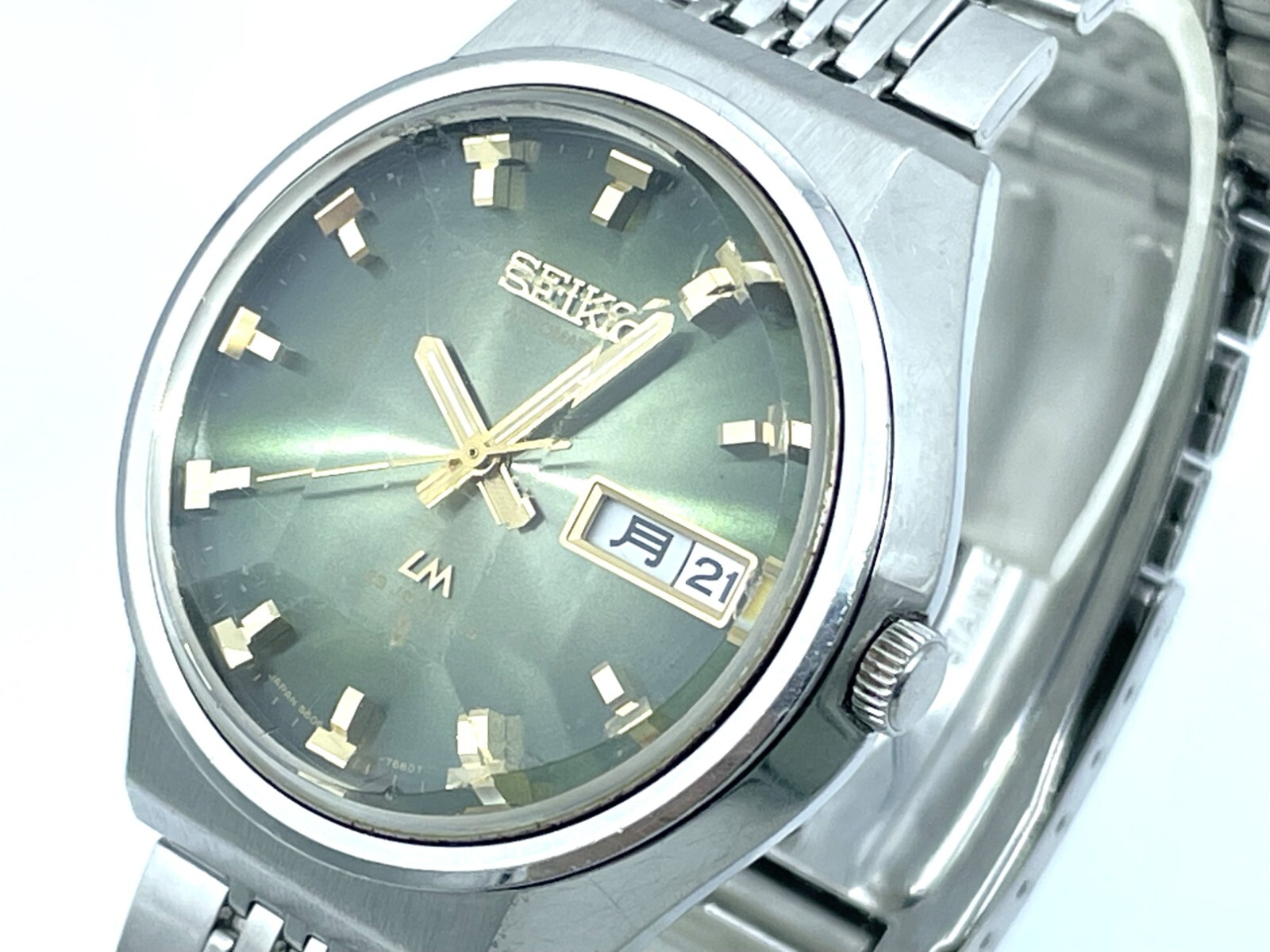 SEIKO ロードマチック5606-7320 Vintage SEIKO Lord Matic Automatic Watch 5-sided cut glass