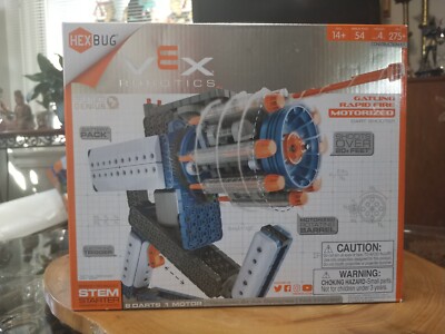 VEX robotics Gatling rapid fire motorized dart shooter. Hex Bug. OPEN BOX