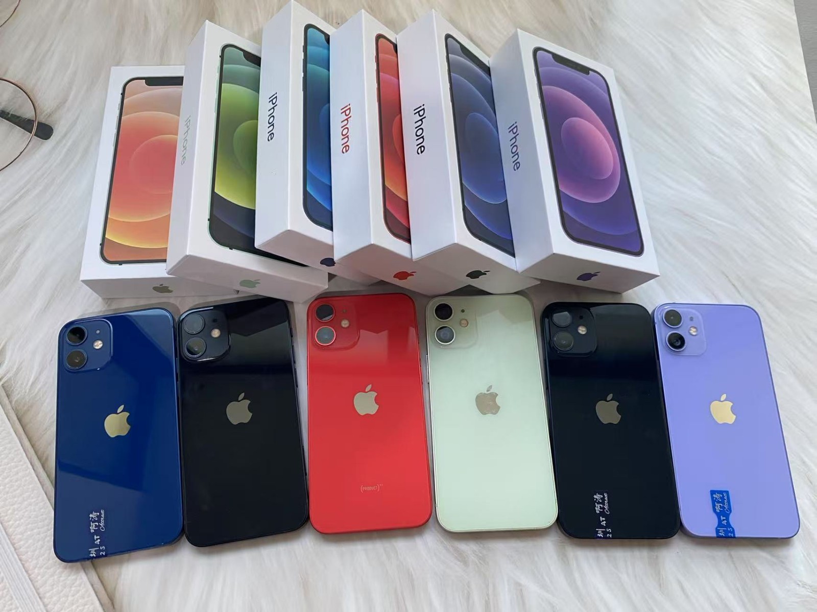 訳あり iPhone 12 mini 64GB ブルー 95% FaceID不可 ムスビー｜iPhone12 mini 64GB SoftBank ブルー c02946
