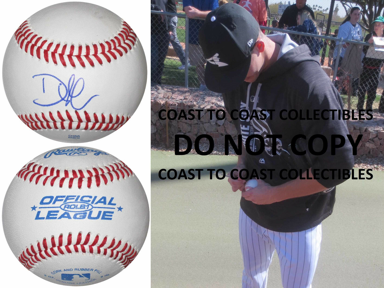 Dylan Cease Chicago White Sox signed baseball COA exact proof autographed Dylan Cease Chicago White Sox signed baseball COA exact proof autographed