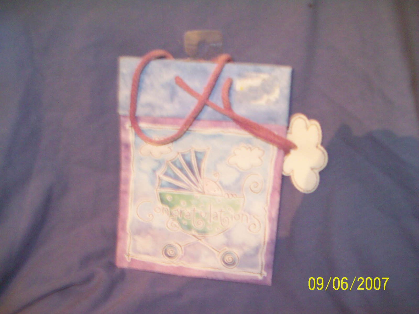 (2) 2000 Garven Small Baby Shower Gift Bags: Ann Fox, Christine Jopling Lines