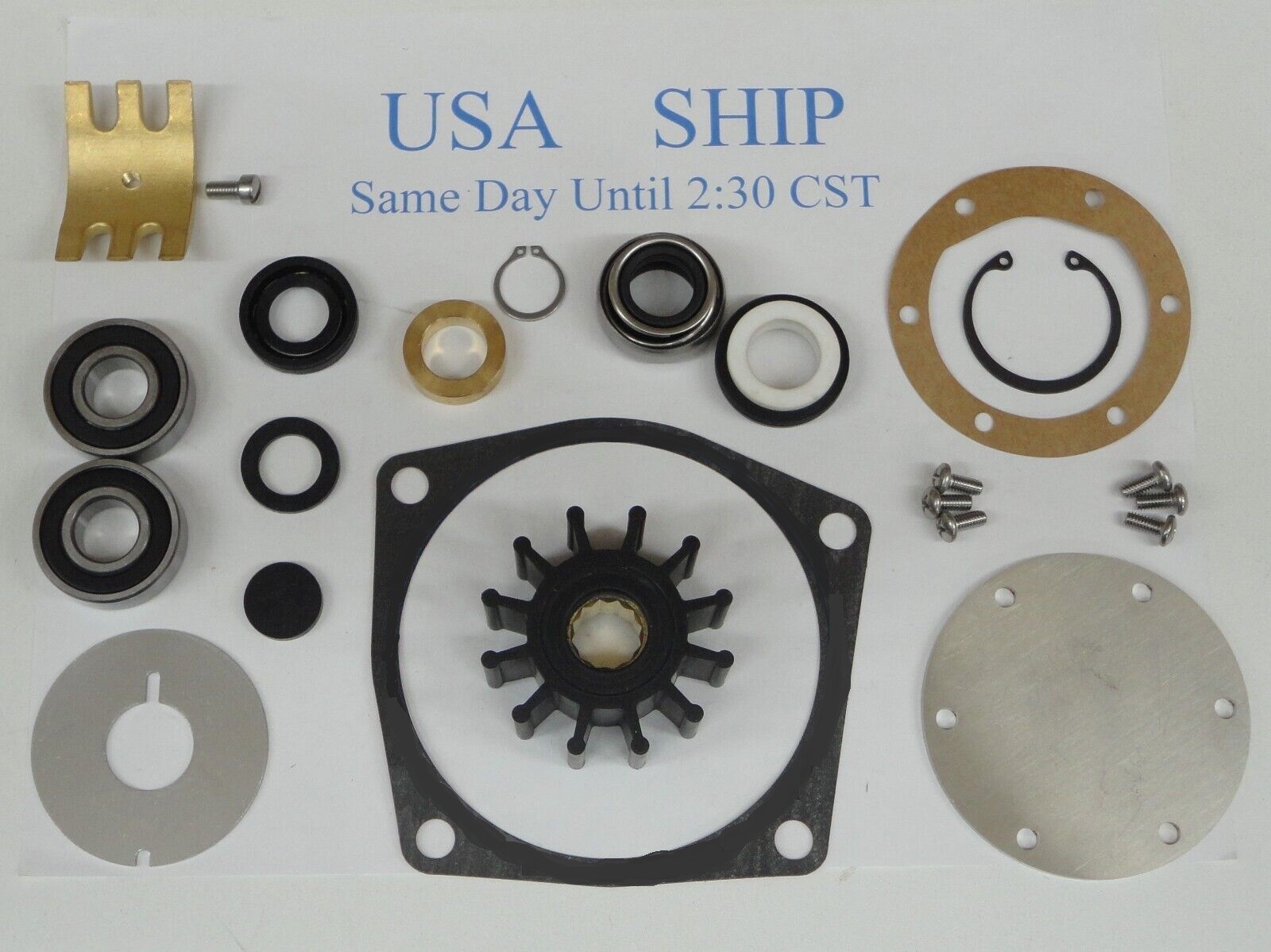 Major Repair Kit For Jabsco Water Pump 10970 10970-21 4236