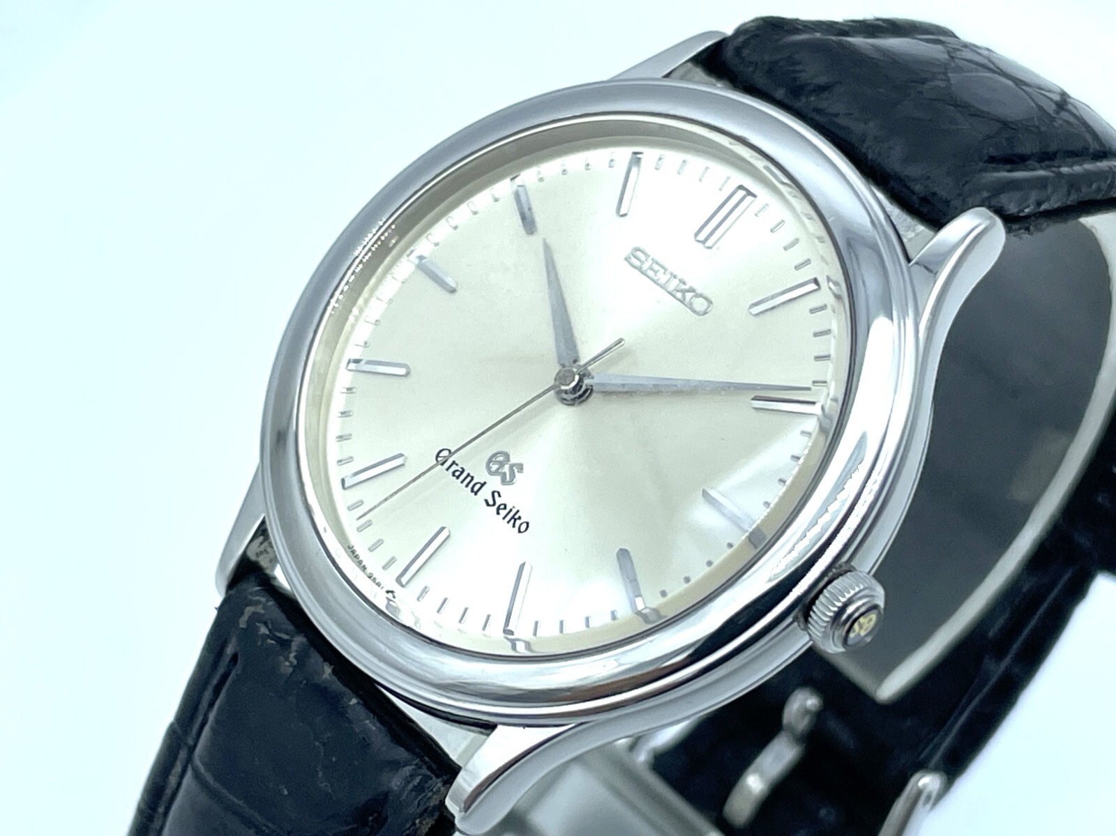 Near MINT Grand SEIKO Men's Quartz Watch Silver Dial 9581 Near MINT Grand SEIKO Men's Quartz Watch Silver Dial 9581