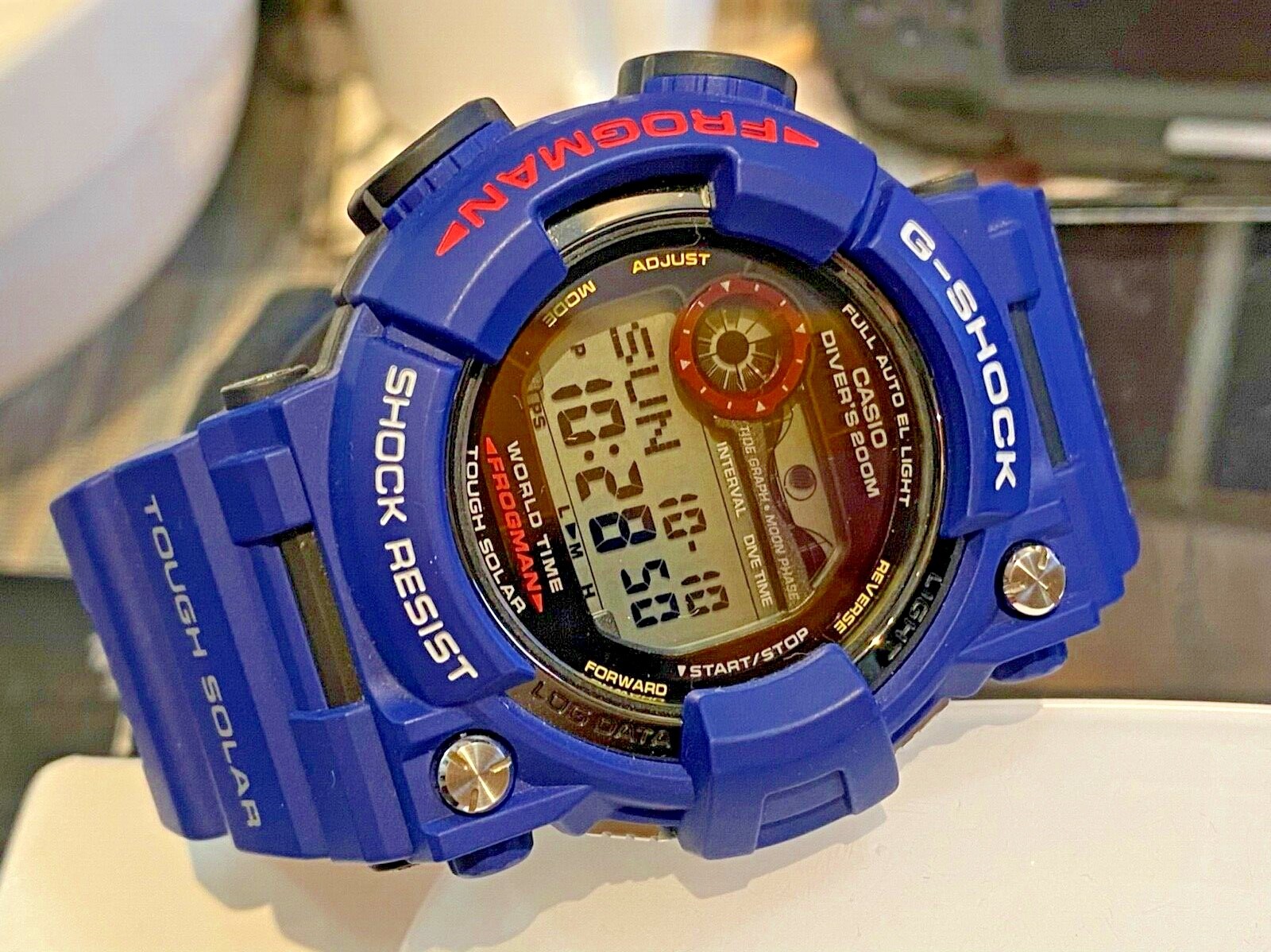 Casio G-Shock GF1000NV-2 Frogman Navy Blue Watch Brand New Casio G-Shock GF1000NV-2 Frogman Navy Blue Watch Brand New