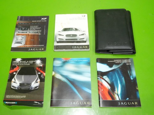 2013 Jaguar XF OEM owners manual warranty booklet leaflet book info paper binder